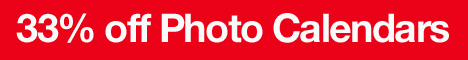 1/3 off photo calendars at Truprint